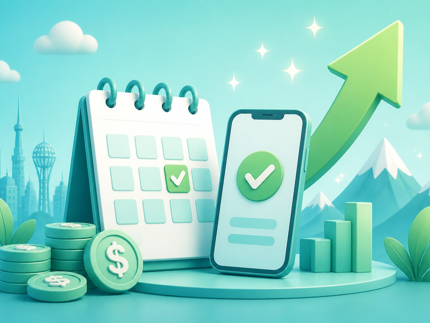 Календарь платежей и смартфон